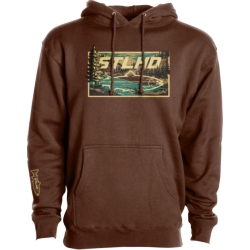 MEN'S YELLOWSTONE HOODIE - BROWN 3X-LARGE